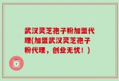 武汉灵芝孢子粉加盟代理(加盟武汉灵芝孢子粉代理，创业无忧！)