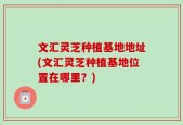 文汇灵芝种植基地地址(文汇灵芝种植基地位置在哪里？)