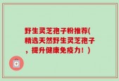野生灵芝孢子粉推荐(精选天然野生灵芝孢子，提升健康免疫力！)