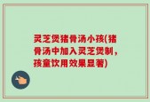 灵芝煲猪骨汤小孩(猪骨汤中加入灵芝煲制，孩童饮用效果显著)