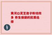 黄河口灵芝孢子粉功效多 养生保健的优质选择