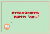 灵芝蛛(神奇的灵芝蛛：传说中的“活化石”)