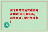 灵芝麦冬煲汤食谱图片及功效(灵芝麦冬汤，滋养身体，提升免疫力)