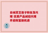 白城灵芝孢子粉批发代理 优质产品诚招代理开启财富新机遇