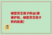 破壁灵芝孢子粉山(健康护航，破壁灵芝孢子粉的能量)