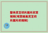 整块灵芝切片图片欣赏视频(观赏精美灵芝切片图片的视频)