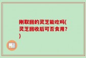 刚取回的灵芝能吃吗(灵芝回收后可否食用？)