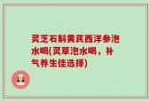 灵芝石斛黄芪西洋参泡水喝(灵草泡水喝，补气养生佳选择)