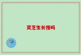 灵芝生长慢吗