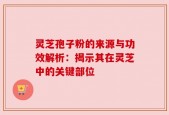 灵芝孢子粉的来源与功效解析：揭示其在灵芝中的关键部位
