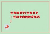 泓寿牌灵芝(泓寿灵芝：拯救生命的神奇草药)