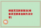 蜂蜜灵芝酵素做法(蜂蜜灵芝酵素自制方法分享)