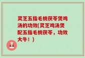 灵芝五指毛桃茯苓煲鸡汤的功效(灵芝鸡汤煲配五指毛桃茯苓，功效大牛！)