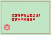 灵芝孢子粉山西运城？灵芝孢子粉哪里产