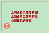 上海山星灵芝孢子粉(上海山星灵芝孢子粉：自然生机的秘密)