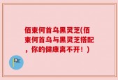 佰束何首乌黑灵芝(佰束何首乌与黑灵芝搭配，你的健康离不开！)
