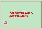 人参灵芝炖什么好(人参灵芝炖品推荐)