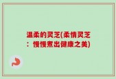 温柔的灵芝(柔情灵芝：慢慢煮出健康之美)
