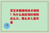 灵芝多糖提纯技术视频？为什么拍赶海的视频这么火，那么多人喜欢看