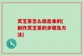 灵芝茶怎么拍出来的(制作灵芝茶的步骤及方法)