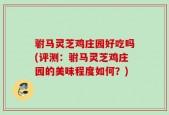 驸马灵芝鸡庄园好吃吗(评测：驸马灵芝鸡庄园的美味程度如何？)