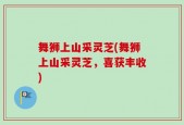 舞狮上山采灵芝(舞狮上山采灵芝，喜获丰收)