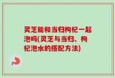 灵芝能和当归枸杞一起泡吗(灵芝与当归、枸杞泡水的搭配方法)