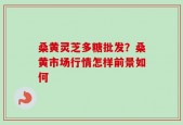 桑黄灵芝多糖批发？桑黄市场行情怎样前景如何