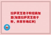 拉萨灵芝孢子粉招商加盟(加盟拉萨灵芝孢子粉，共享市场红利)