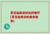 灵芝站附近好吃的餐厅(灵芝站周边的美食推荐)