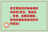 灵芝雪连花丹参金根花攻好的(灵芝、雪连花、丹参、金根花搭配，有效改善身体状况的中药组合)