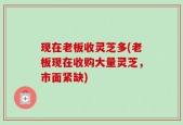 现在老板收灵芝多(老板现在收购大量灵芝，市面紧缺)