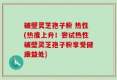 破壁灵芝孢子粉 热性(热度上升！尝试热性破壁灵芝孢子粉享受健康益处)