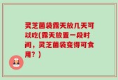 灵芝菌袋露天放几天可以吃(露天放置一段时间，灵芝菌袋变得可食用？)