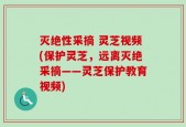 灭绝性采摘 灵芝视频(保护灵芝，远离灭绝采摘——灵芝保护教育视频)