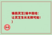 桶栽灵芝(桶中栽培：让灵芝生长无限可能！)