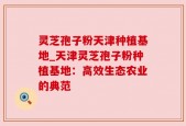 灵芝孢子粉天津种植基地_天津灵芝孢子粉种植基地：高效生态农业的典范