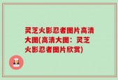 灵芝火影忍者图片高清大图(高清大图：灵芝火影忍者图片欣赏)