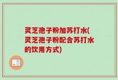 灵芝孢子粉加苏打水(灵芝孢子粉配合苏打水的饮用方式)