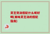 灵芝煲汤搭配什么呢好喝(美味灵芝汤的搭配指南)