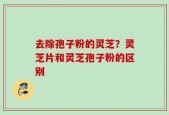 去除孢子粉的灵芝？灵芝片和灵芝孢子粉的区别