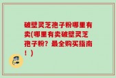 破壁灵芝孢子粉哪里有卖(哪里有卖破壁灵芝孢子粉？最全购买指南！)