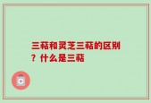 三萜和灵芝三萜的区别？什么是三萜