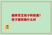 盾牌灵芝孢子粉胶囊？孢子盾附魔什么好