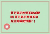灵芝菊花养胃茶能减肥吗(灵芝菊花养胃茶可否达到减肥效果？)