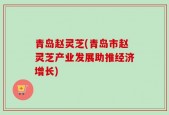 青岛赵灵芝(青岛市赵灵芝产业发展助推经济增长)