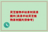 灵芝植物手绘素材高清图片(高清手绘灵芝植物素材图片供参考)