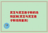 灵芝与灵芝孢子粉的功效区别(灵芝与灵芝孢子粉功效差异)