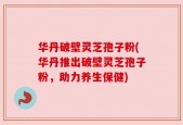 华丹破壁灵芝孢子粉(华丹推出破壁灵芝孢子粉，助力养生保健)