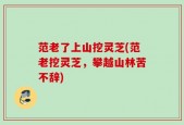 范老了上山挖灵芝(范老挖灵芝，攀越山林苦不辞)